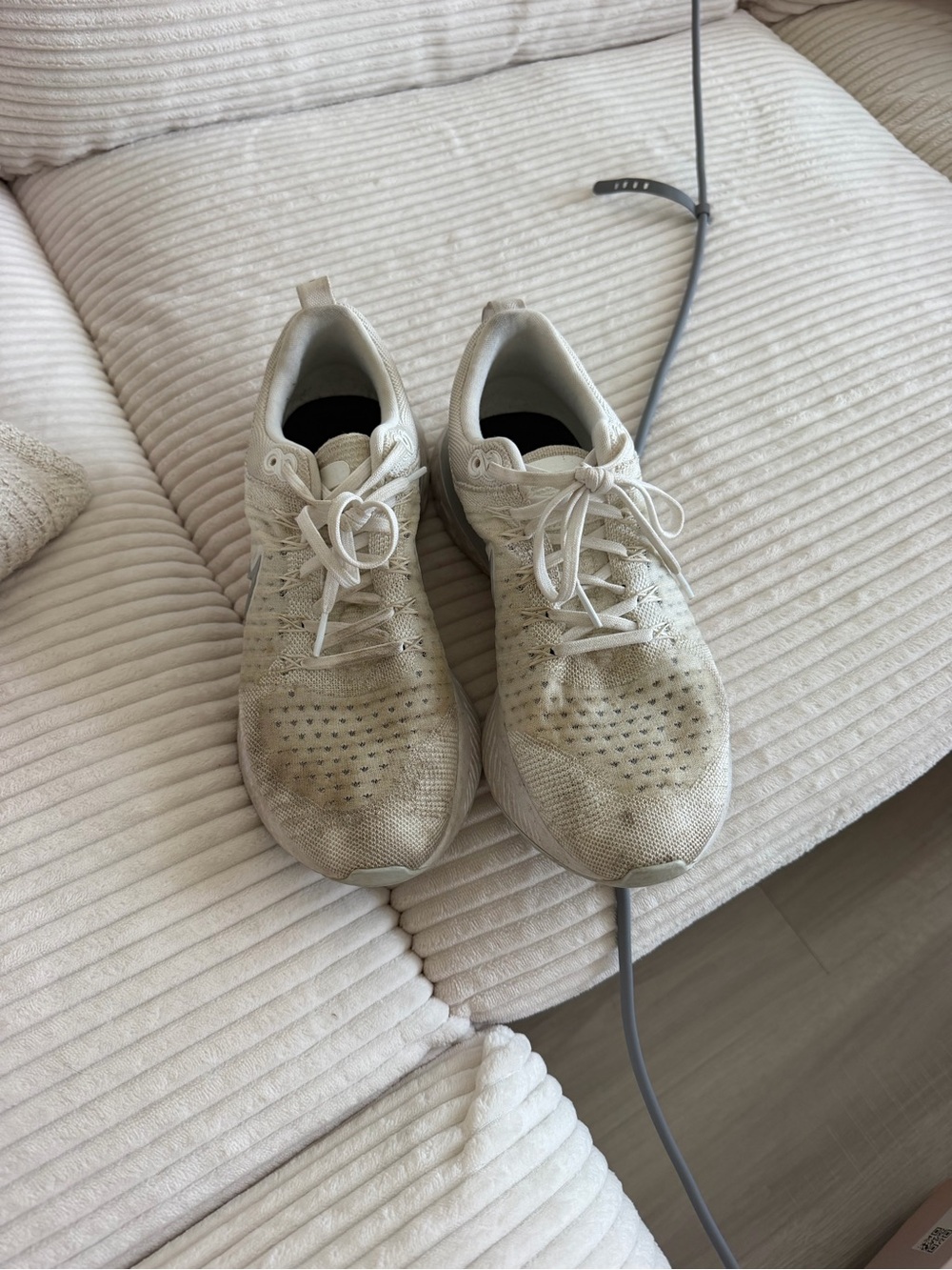 Nike Women's Athletic Sneakers in Off-White/Cream